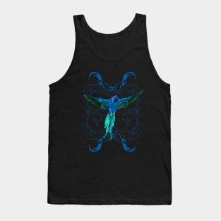 Blue Parrot Tank Top